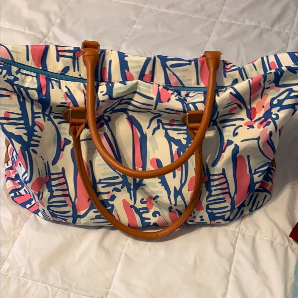 Stylish Multicolor weekender boat print Tote Bag